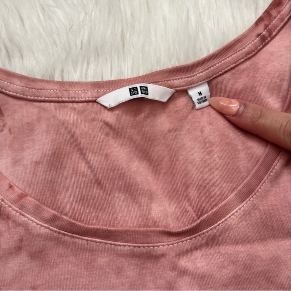 Uniqlo Pink Tie-Dye Tank Top - Picture 4 of 5